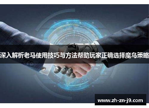 深入解析老马使用技巧与方法帮助玩家正确选择魔鸟策略