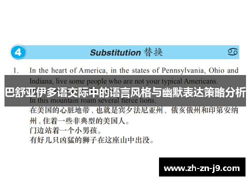 巴舒亚伊多语交际中的语言风格与幽默表达策略分析